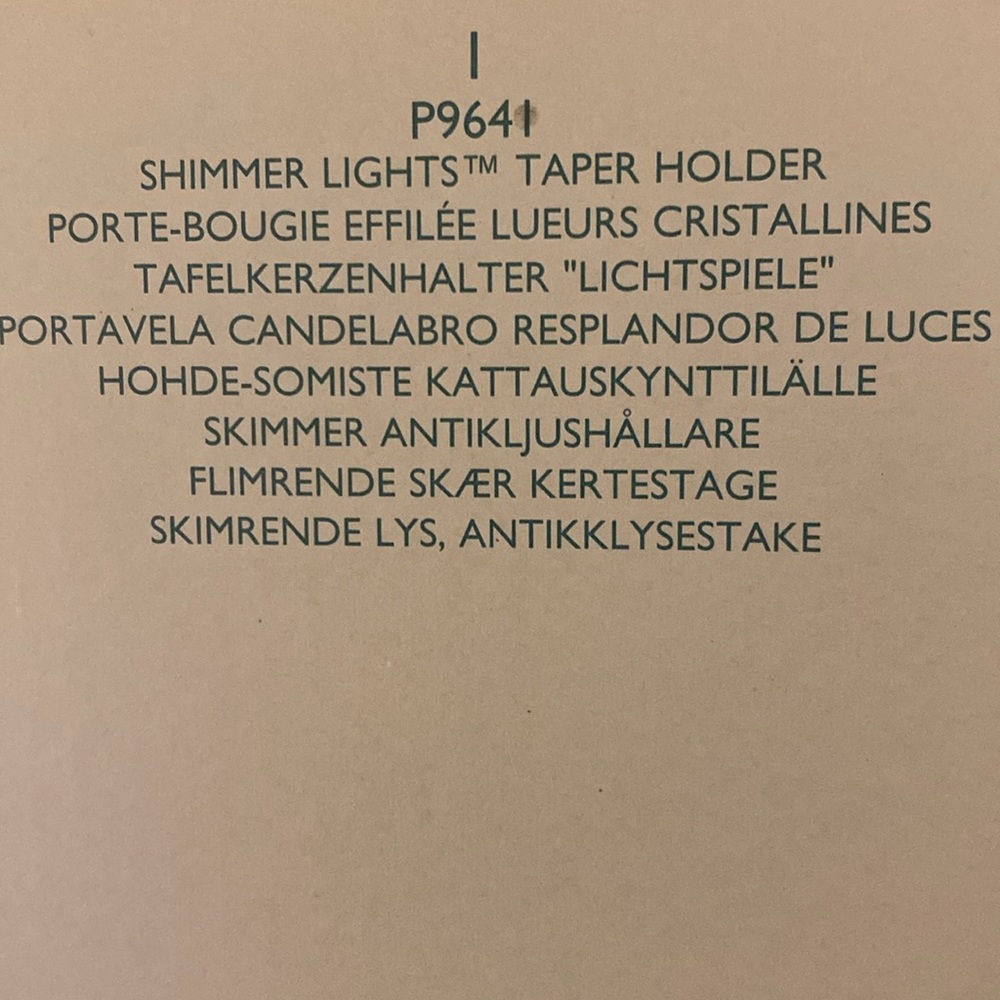 SALE PartyLite Shimmer Lights Taper Holder - Picture 3 of 3